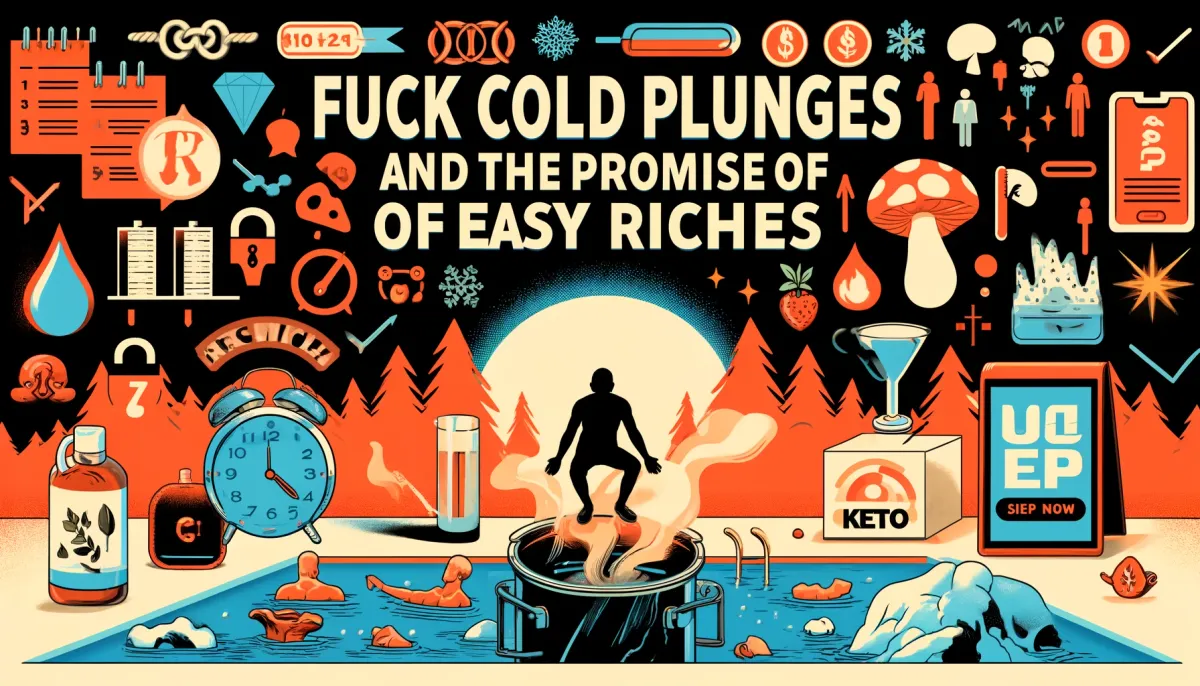 Fuck Cold Plunges and The Promise of Easy Riches